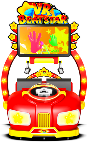 Commercial virtual reality hand interactive game